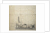 Study of a wijdschip lying at a buoy by Willem van de Velde the Elder
