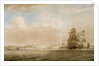 The British fleet off Kronborg Castle, Elsinore, 28 March 1801 [before the Battle of Copenhagen] by Nicholas Pocock