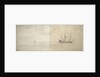 A Dutch man-of-war at anchor by Willem Van de Velde the Younger