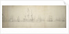 The day before the battle of Lowestoft, 2-12 June 1665 by Willem van de Velde the Elder