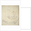 Portrait of a Dutch frigate by Willem van de Velde the Elder
