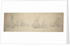 The Dutch fleet at anchor near the coast by Willem van de Velde the Elder