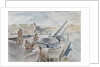 'Illustrious' returns to the Grand Harbour, Malta by Leslie Cole