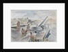 'Illustrious' returns to the Grand Harbour, Malta by Leslie Cole