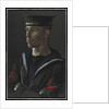 Portrait of Leading Seaman Dove of HMS 'Hardy', 1940 by Eric H. Kennington