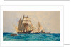 The Q-ship, HM schooner 'Prize, engaged with the German submarine 'U93', 30 April 1917 by Charles Dixon