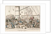 Crossing the Line by George Cruikshank