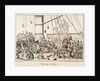 Crossing the Line by George Cruikshank