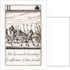 1588 Armada Playing Cards, II of Spades. 'The Spaniards bewailing ye missfortune of their friends' by unknown