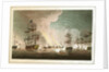 Bombardment of Algiers. From a plan by Sir J Brisbane by Thomas Whitcombe