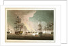 Bombardment of Algiers. From a plan by Sir J Brisbane by Thomas Whitcombe