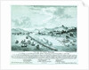 Print of Lord Exmouth's fleet at the City of Algiers, 27th August 1816 by de Bourville