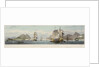 HMS 'Imogene' and 'Andromache' passing the batteries of the Bocca Tigris by Haghe