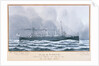 HMS 'Forte' launched at Chatham 9 December 1893 by P.A. Chinnery