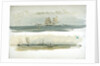 Two Studies of Ships and Tugs by William Lionel Wyllie