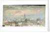 Study of Rooftops in the Snow by William Lionel Wyllie