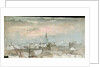Study of Rooftops in the Snow by William Lionel Wyllie