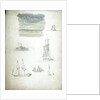 Study of Sea and Sky, Sailing Ships and a Paddle Steamer by William Lionel Wyllie