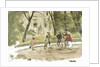 Musicians and Dancers, Northern France by William Lionel Wyllie