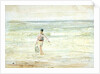 Study of a figure at the water by William Lionel Wyllie