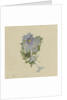 Blue flower with mauve centre, possibly sea holly by William Lionel Wyllie