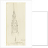 Shadwell church, and an enlargement of the spire, 5 December 1826 by Edward William Cooke