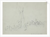 Men casting off in boats from the shore by Willem van de Velde the Elder