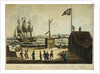 Platform, Portsmouth, with a distant view of the Isle of Wight by Heath