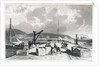 Plymouth Breakwater from the West by Thomas Allom
