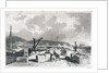 Plymouth Breakwater from the West by Thomas Allom