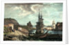 Stonehouse Bridge from Richmond Walk. Illustrations of Plymouth, Devonport, etc No.2 by GR Sartorius