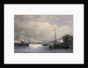 Her Majesty and Prince Albert, Proceeding in the State Barge to land at the Royal Dockyard, Devonport by Nicholas Condy