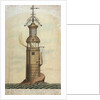 South Elevation of the Original Lighthouse, Built upon the Edystone Rock, according to the first Design of Mr Winstanley' by Jaaziell Johnston