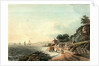 View of the Castle & bathing place at Cowes by J Hassell