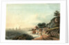 View of the Castle & bathing place at Cowes by J Hassell