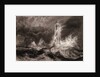 Bell Rock light house during a storm from the North East by Joseph Mallord William Turner