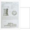 Elevation & lan of Martello Tower Corsica, and a Profile of the Eighteen Pounder mounted on its Carriage & Slide From original drawings taken on the Spot in the possession of I MacArthur Esqr by James Fittler