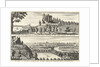 A view of the Observatory in Greenwich Park...[and] A view of Deptford and London taken from Flamsteed Hill in Greenwich Park by E. Kinhall