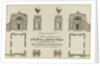 A Plan and Elevation of the New Piers and Porters Lodge on the West side of the Royal Hospital at Greenwich. Measured and Delineated in July 1752 by James Basire
