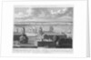 The West India Docks in the Isle of Dogs, with Greenwich Hospital in the foreground. Drawn in the Camera Obscura of the Observatory. by Pugh
