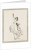 Emma, Lady Hamilton, in a classical pose, dancing and poised on her right foot by Frederick Rehberg