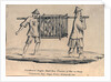 Lieutenant Douglas, Royal Navy, Prisoner of War in China. P Anstruther fecit. Ningpo Prison, 12th December 1840 by P. Anstruther