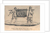 Lieutenant Douglas, Royal Navy, Prisoner of War in China. P Anstruther fecit. Ningpo Prison, 12th December 1840 by P. Anstruther