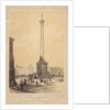 Lord Nelson's monument in Trafalgar Square by Thomas Coleman Dibdin