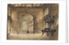 The Painted Hall Greenwich, from the Upper Hall, showing Nelson's funeral car by unknown