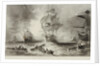 The Battle of the Nile, 1798 by George Arnald