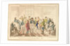 Midshipman Blockhead, Waiting room at the Admiralty by George Cruikshank