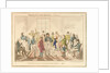 Midshipman Blockhead, Waiting room at the Admiralty by George Cruikshank