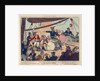 A scene on board a Margate Hoy as described by Dibden by John Fairburn