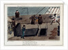 Midshipman Blockhead, Mr B on the Middle Watch, cold blows the wind & the rains coming on by George Cruikshank